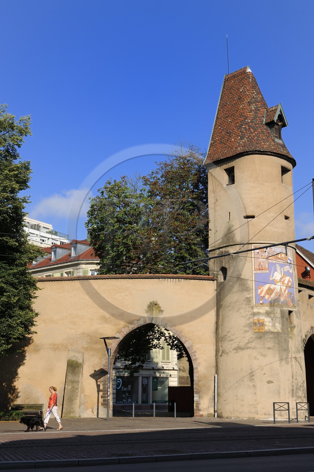 France, Haut-Rhin (68), Mulhouse, tour du Bollwerk
