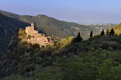 France, Alpes-Maritimes, the hilltop village of Peillon