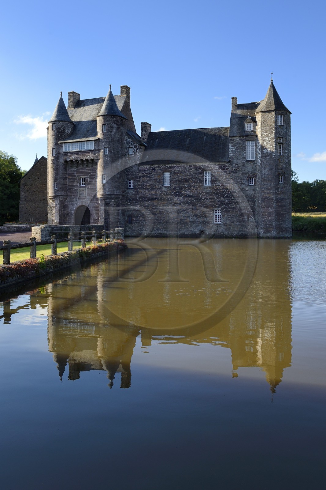 France, Morbihan, forest of Broceliande, Trecesson Castle