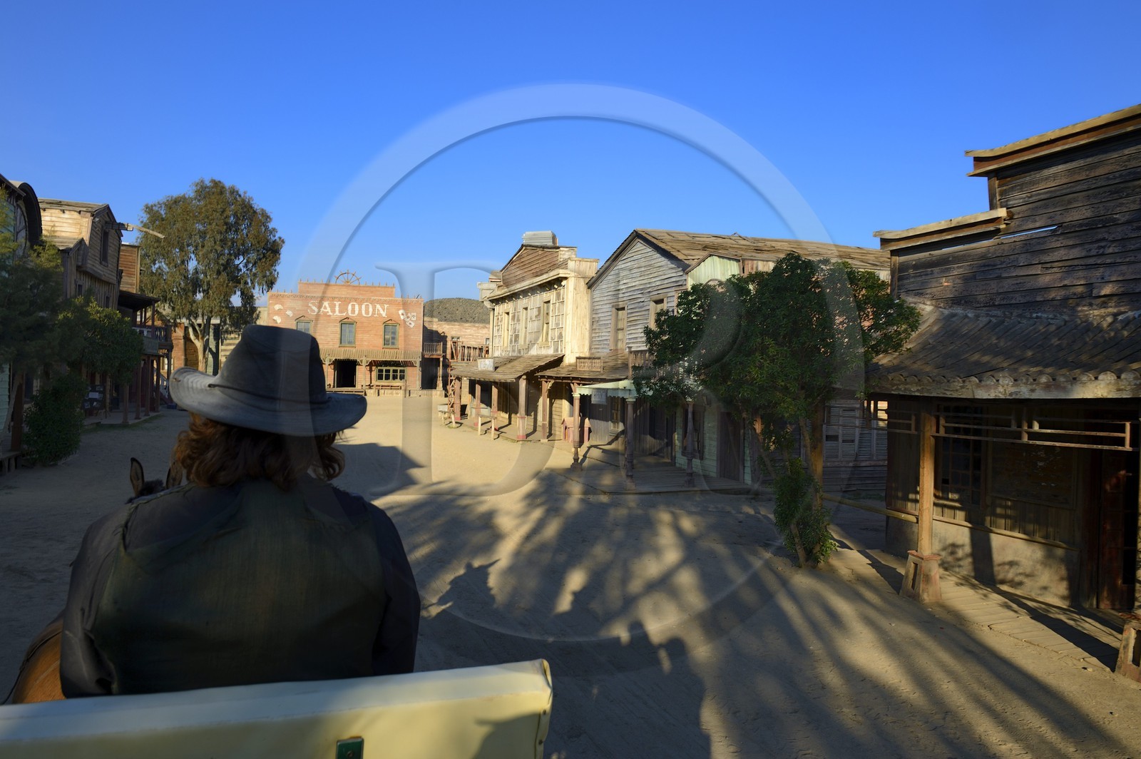 Spain, Andalusia, Almeria Province, Tabernas Desert, Fort Bravo Texas-Hollywood Amusement park where the 7 Mercenaries from John Sturges, Les Petroleuses from Christian-Jaque and A Fistful of Dollars from Sergio Leone were filmed