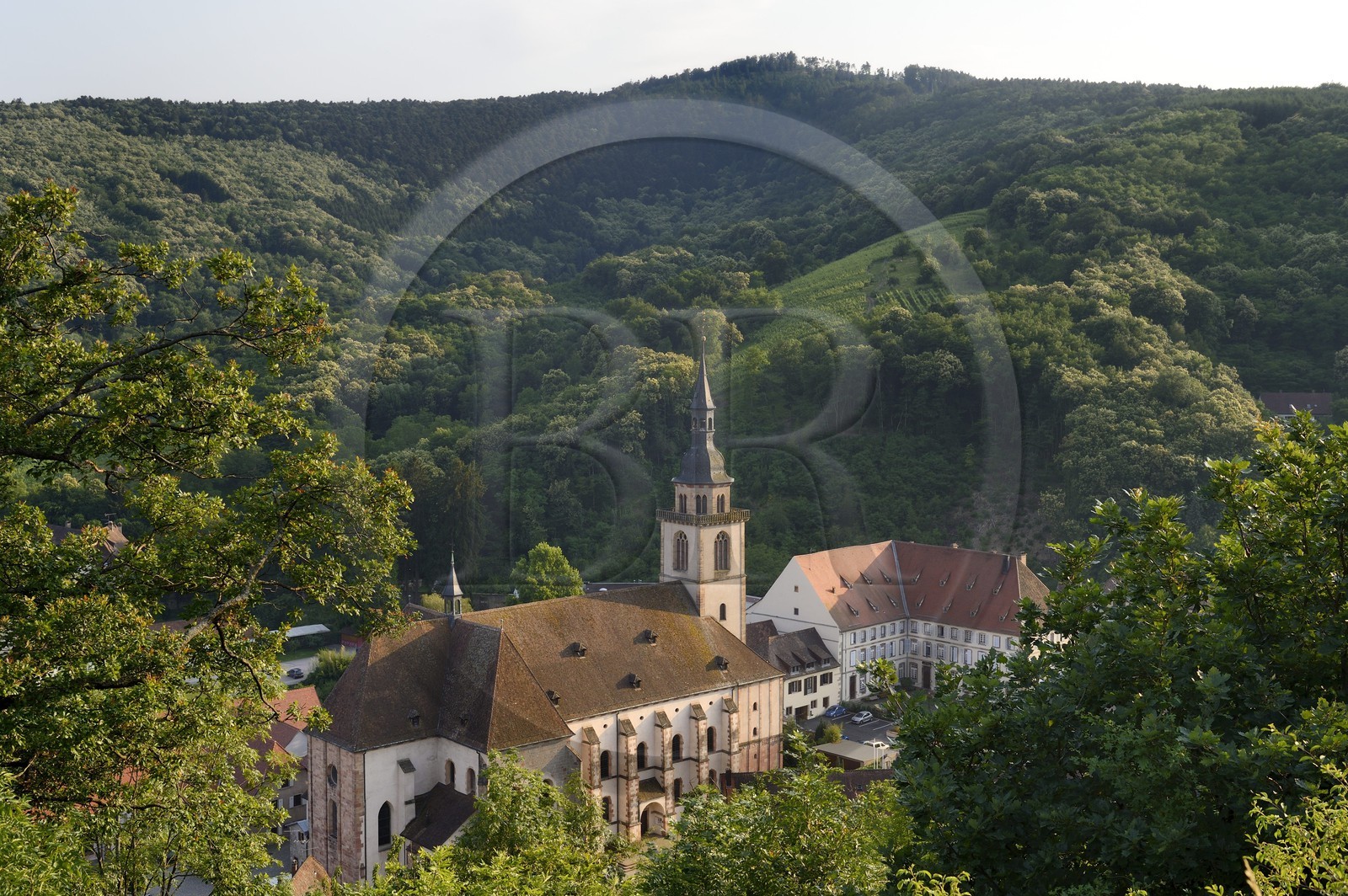 France, Bas Rhin, Andlau benedictine abbey founded in 880