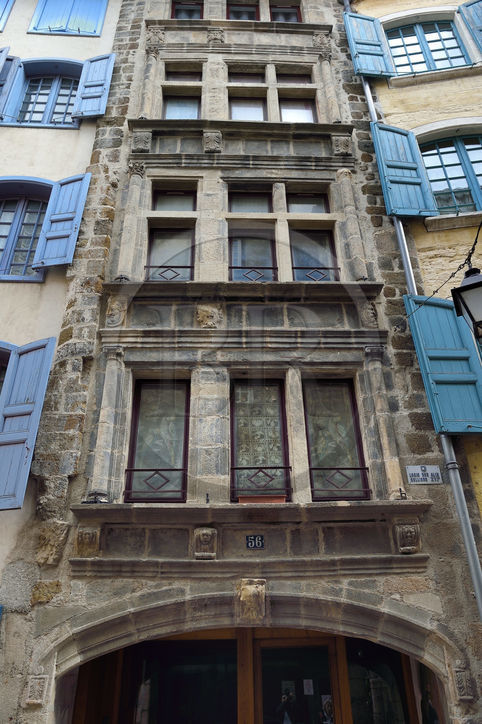 France, Haute Loire, Le Puy en Velay, Routes of Santiago de Compostela in France listed as World heritage by UNESCO, Mansion of the Alix, 15th century saddlers