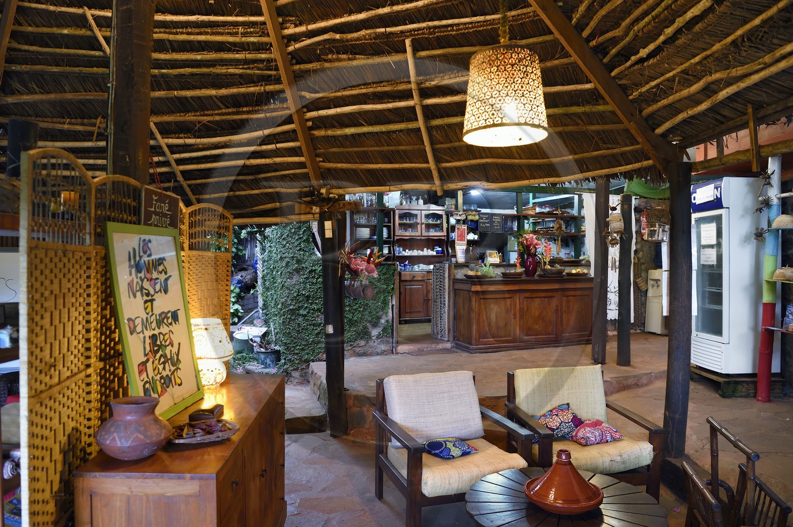 France, Ile de Mayotte, Grande-Terre, Miréréni, réserve forestière de Combani, gite du Mont Combani