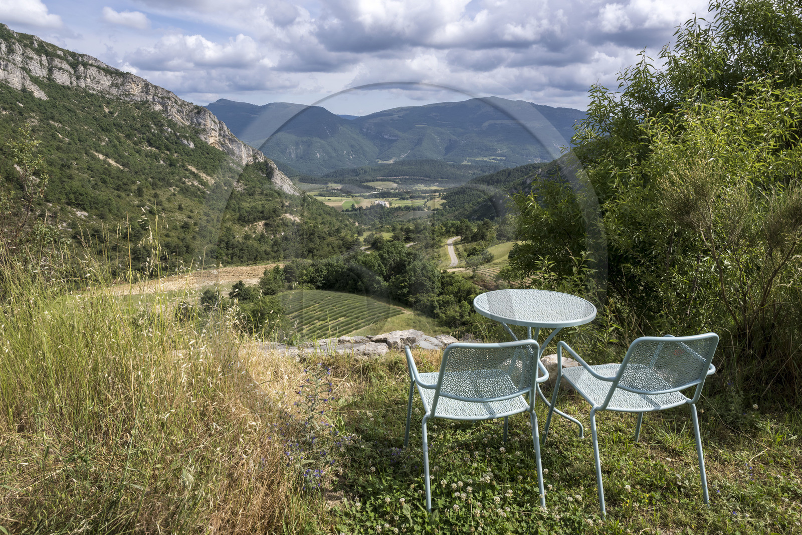France, Drôme (26), parc naturel régional des Baronnies provençales, vallée de Izon-la-Bruisse, emplacement du maquis Ventoux (3ème section)