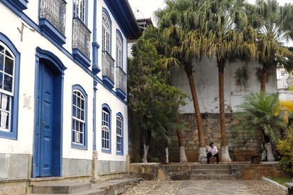 Brésil, Etat du Minas Gerais, ville de Diamantina, centre historique classé Patrimoine Mondial de l 'UNESCO (Route de l'or, Estrada Real)
