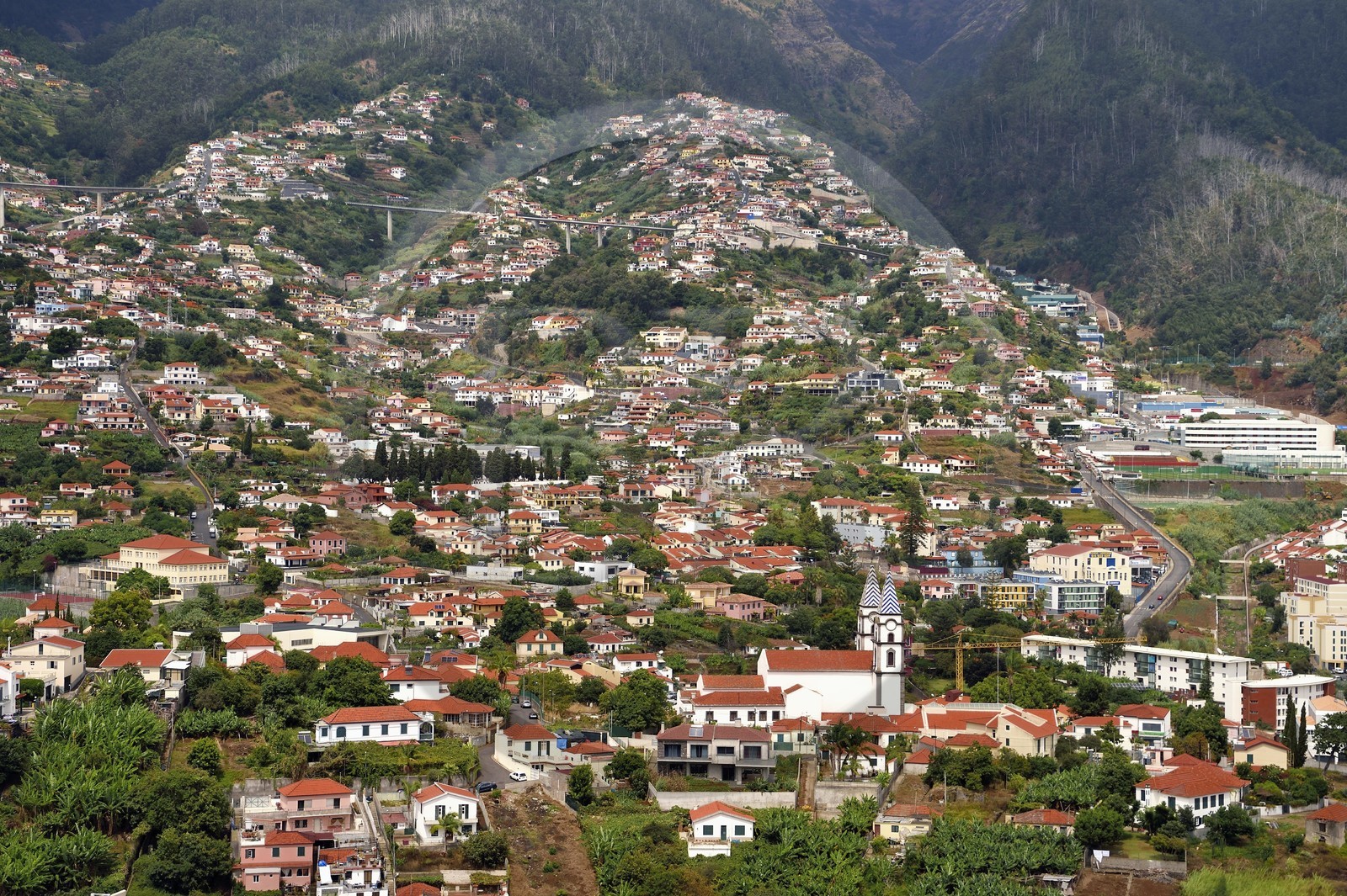 Portugal, Ile de Madère, Funchal, quartier de Santo Antonio où est né le footballeur Cristiano Ronaldo