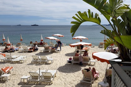 France, Alpes-Maritimes (06), Antibes,  plage de Juan-les-Pins