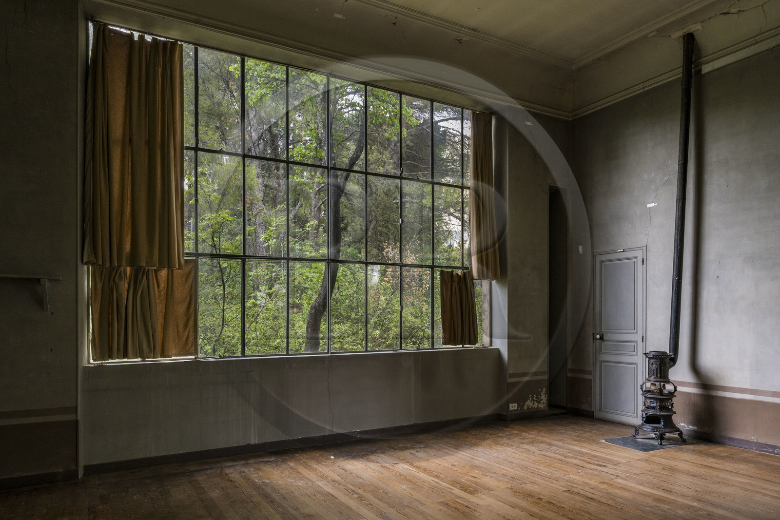 France, Bouches du Rhone, Aix en Provence, Paul Cezanne's empty studio on the Lauves hill, a country house-artist's studio and now a museum that the painter had built