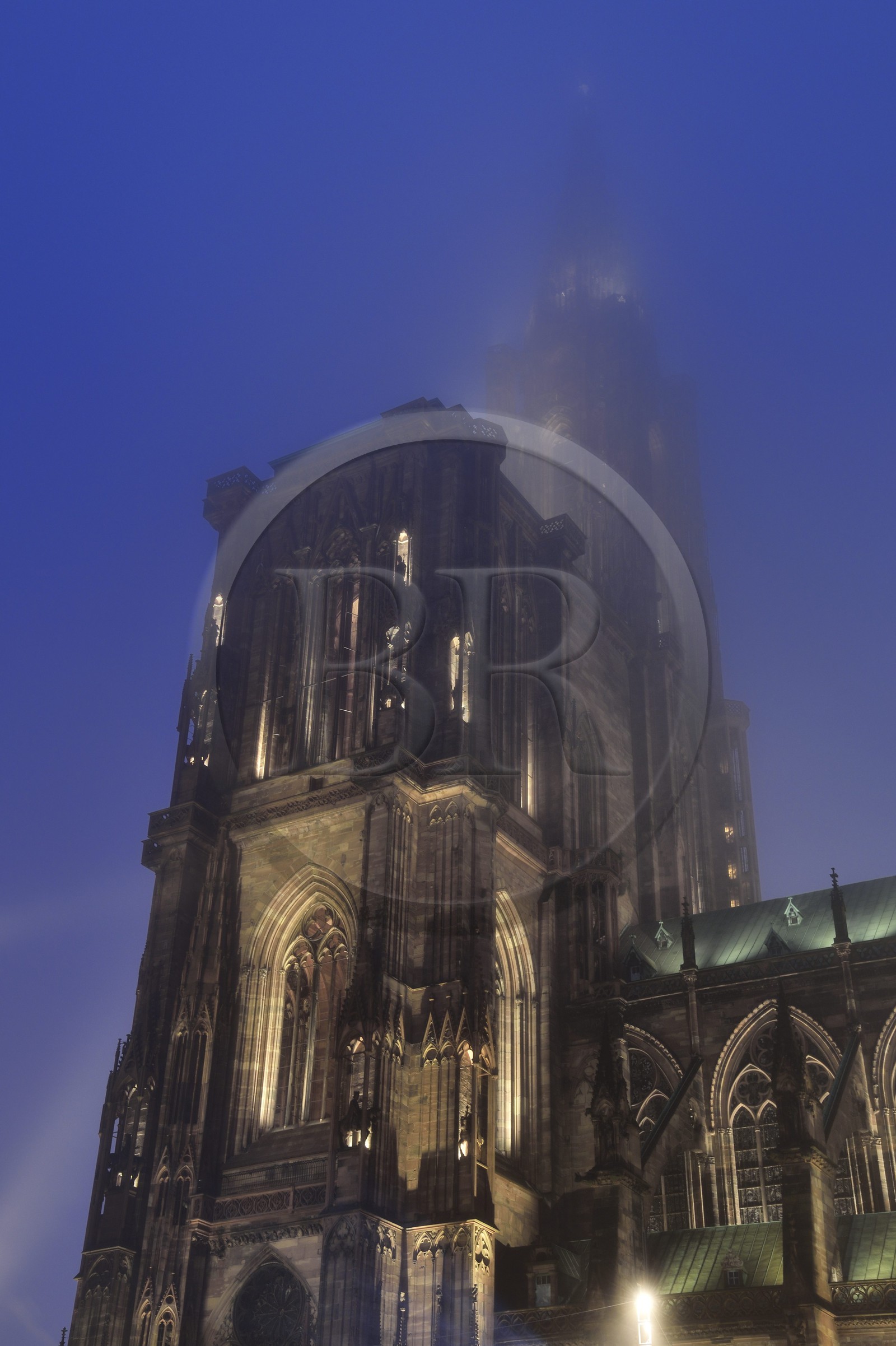 France, Bas-Rhin (67), Strasbourg, centre historique classé Patrimoine Mondial de l'UNESCO, la Cathédrale Notre Dame