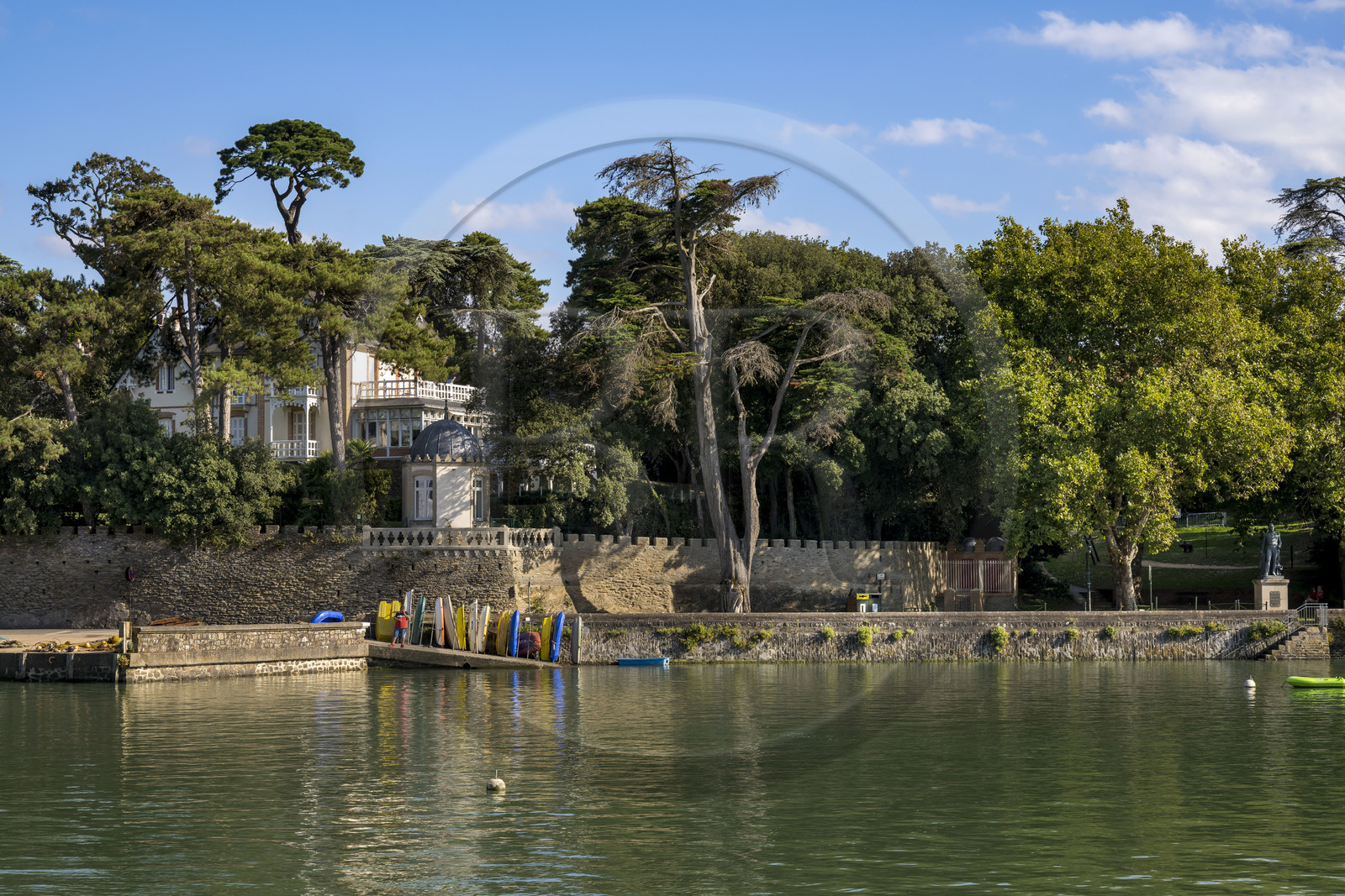France, Loire-Atlantique (44), Pornic, le chic quartier de Gourmalon
