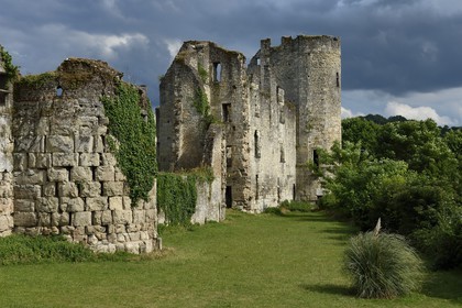 France, Dordogne (24), Périgord Blanc, Périgueux, quartier de la Cité dit de Vésone, ruines du chateau Barrière