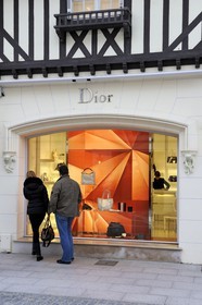 France, Calvados (14), Pays d'Auge, Deauville, boutique de luxe