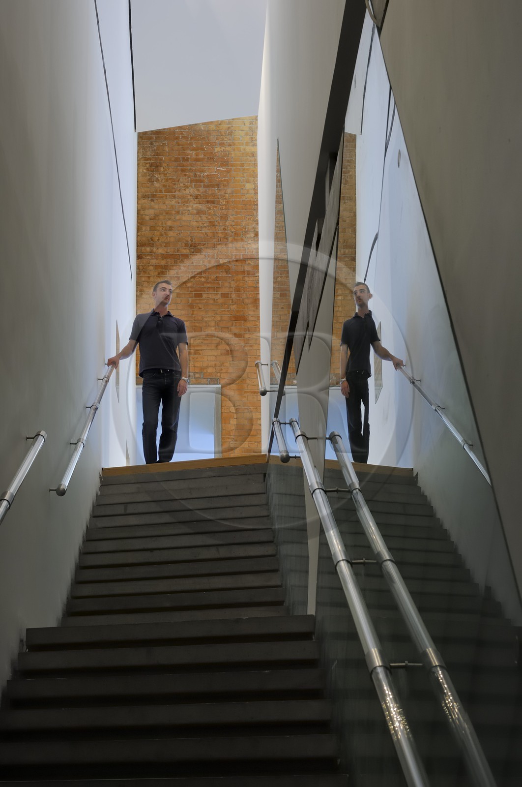 Irlande, Comté de Cork, Cork, the Crawford Municipal Art Gallery (musée d'art de la ville), extension de l'architecte Erick van Egeraat