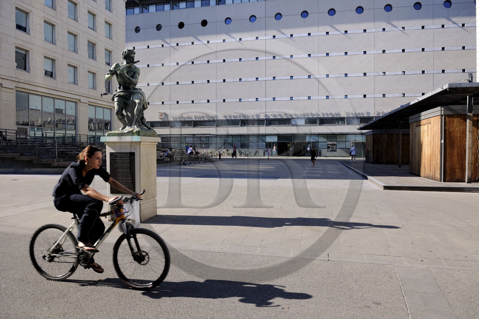 France, Herault, Montpellier, Antigone District by the architect Ricardo Bofill, Central Multimedia library of the community Emile Zola