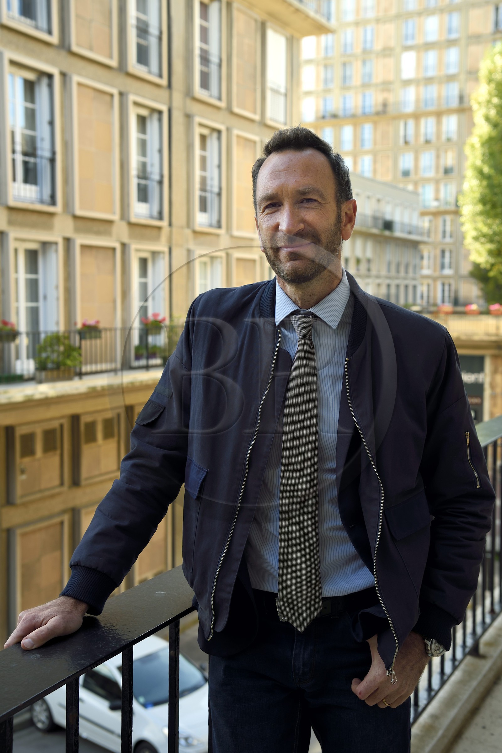 France, Seine-Maritime (76), Le Havre, appartement Auguste Perret temoin de la reconstuction, Vincent Duteurtre, l'architecte qui a présidé à la restauration du logement