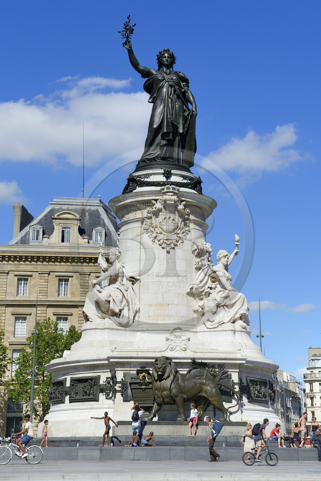 France, Paris (75), place de la République