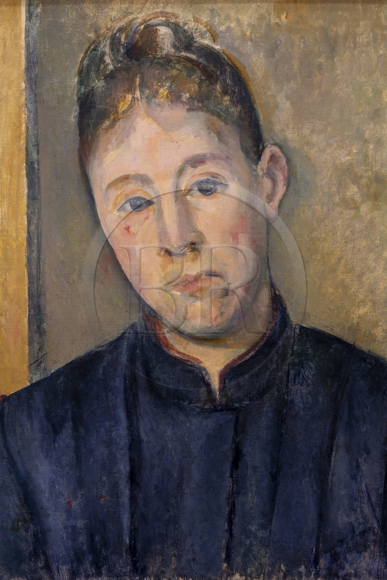 France, Bouches-du-Rhône (13), Aix en Provence, musée Granet, peinture de Paul Cezanne, Portrait de Madame Cezanne (vers 1885-1887)