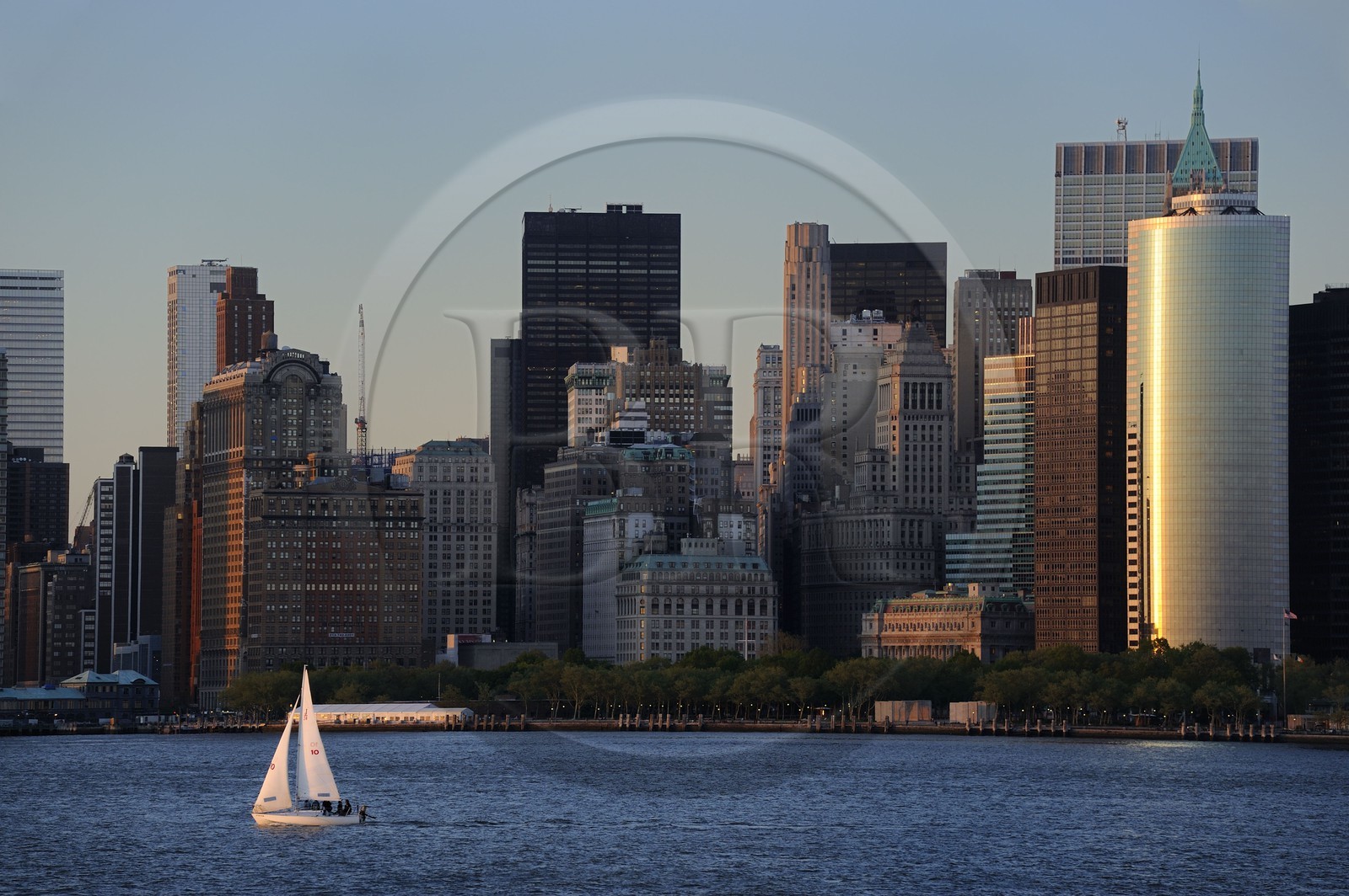Etats-Unis, New York, pointe Sud de Manhattan, immeubles du Financial District