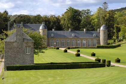 France, Calvados (14), la Suisse normande, château de Pontécoulant