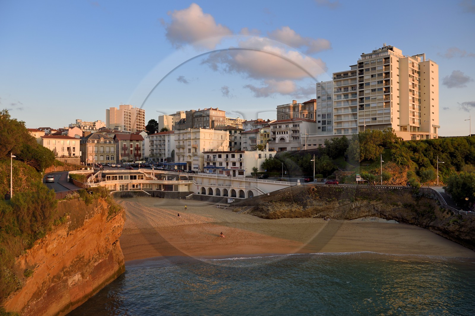 France, Pyrénées-Atlantiques (64), Pays-Basque, Biarritz, plage du Port-Vieux