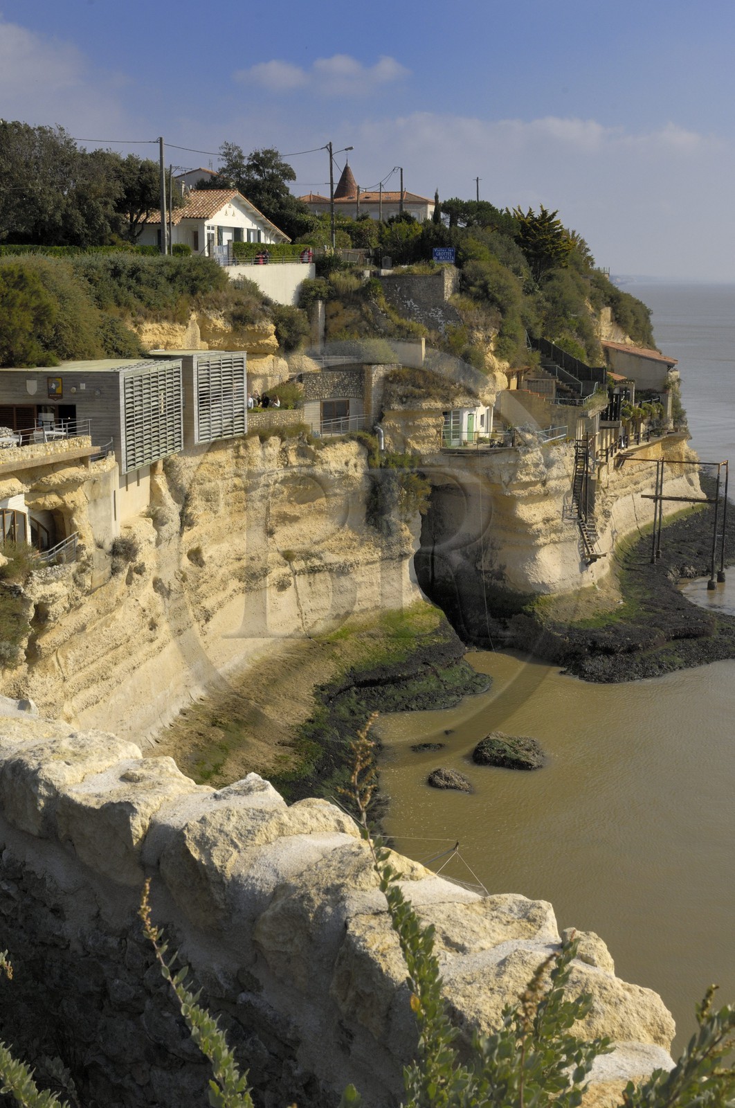 France, Charente-Maritime (17), Meschers-sur-Gironde, les grottes du Regulus
