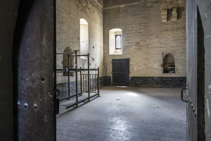 France, Vaucluse, Avignon, Palais des Papes (Palace of the Popes) classified as UNESCO World Heritage, the chatelet located above the library and where the guards responsible for the security of the Pope were stationed
