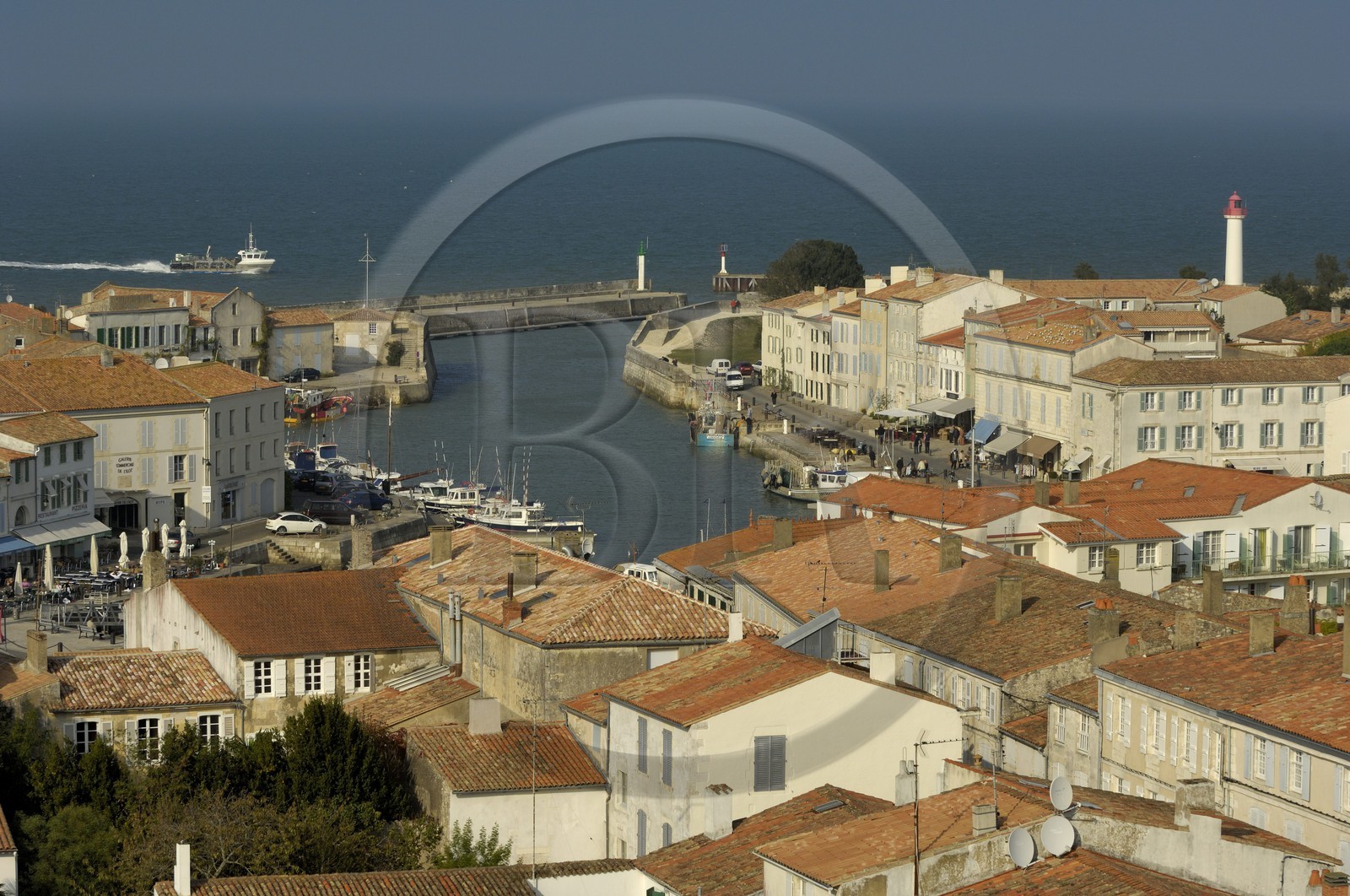 France, Charente-Maritime (17), ile de Ré, port de Saint-Martin-de-Ré