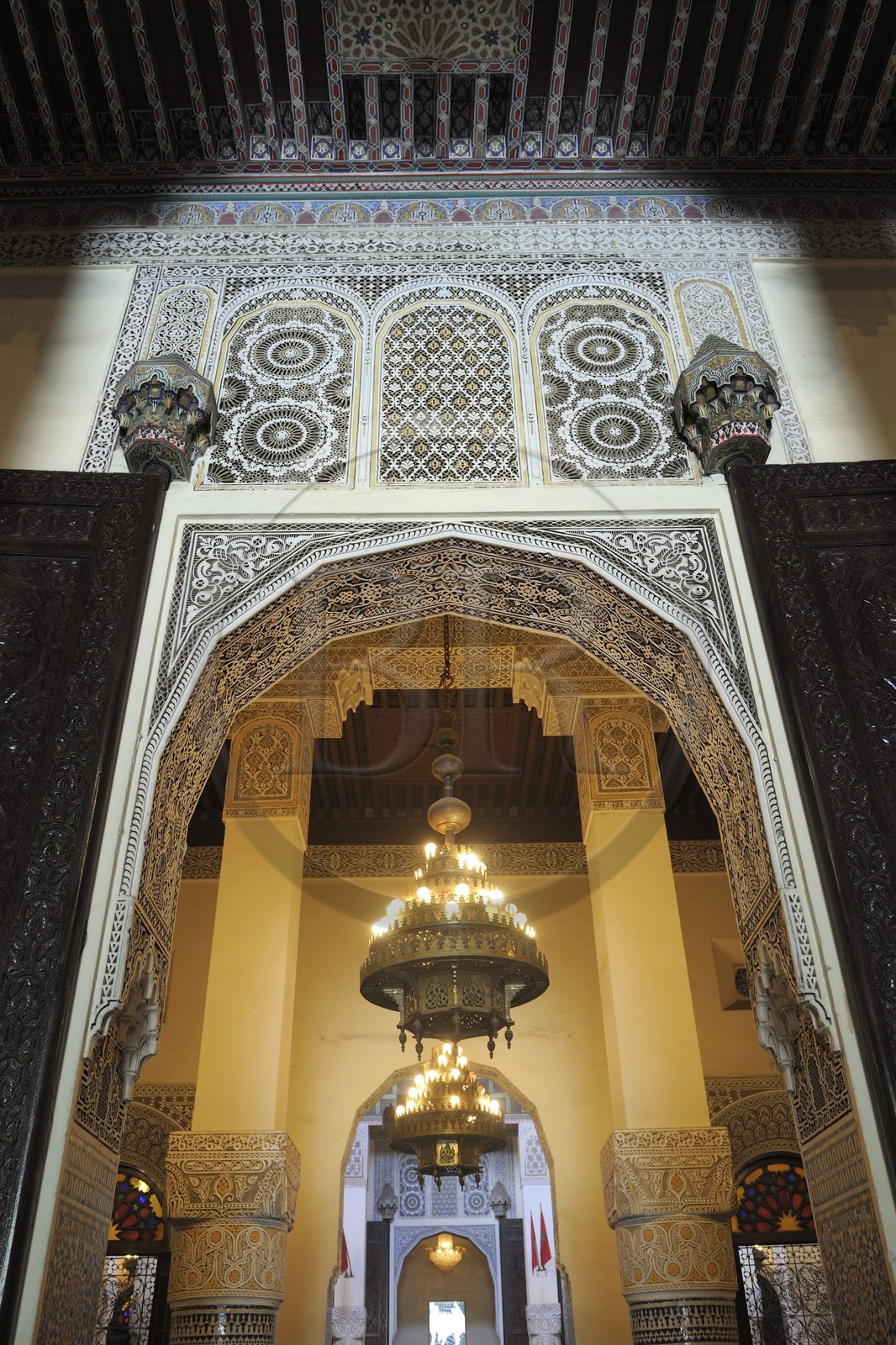 Maroc, région de l'Oriental, Oujda, palais de Dar Septi