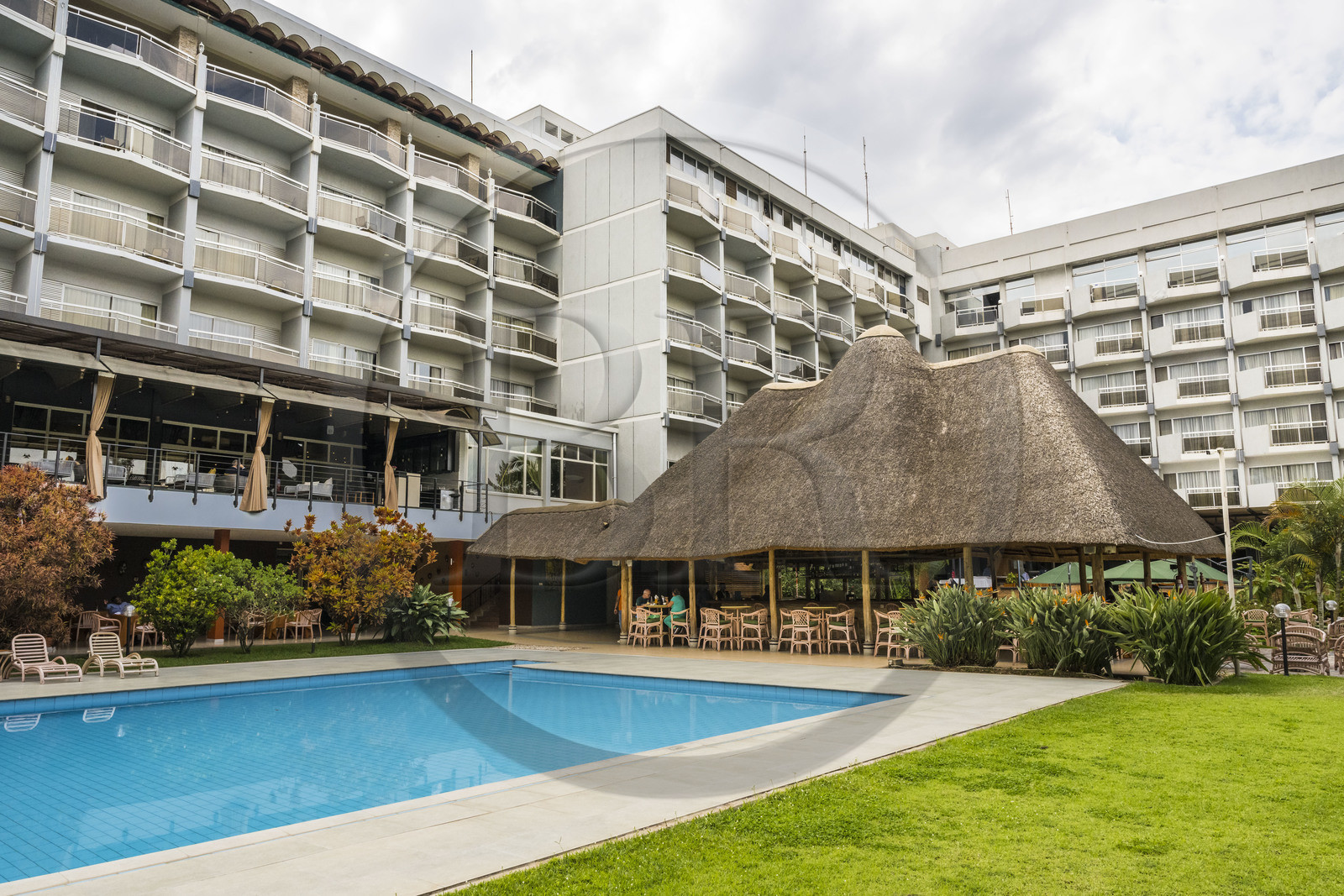 Rwanda, Kigali, centre ville Kigali CBD, Hotel des Mille Collines, premier grand hotel historique du pays