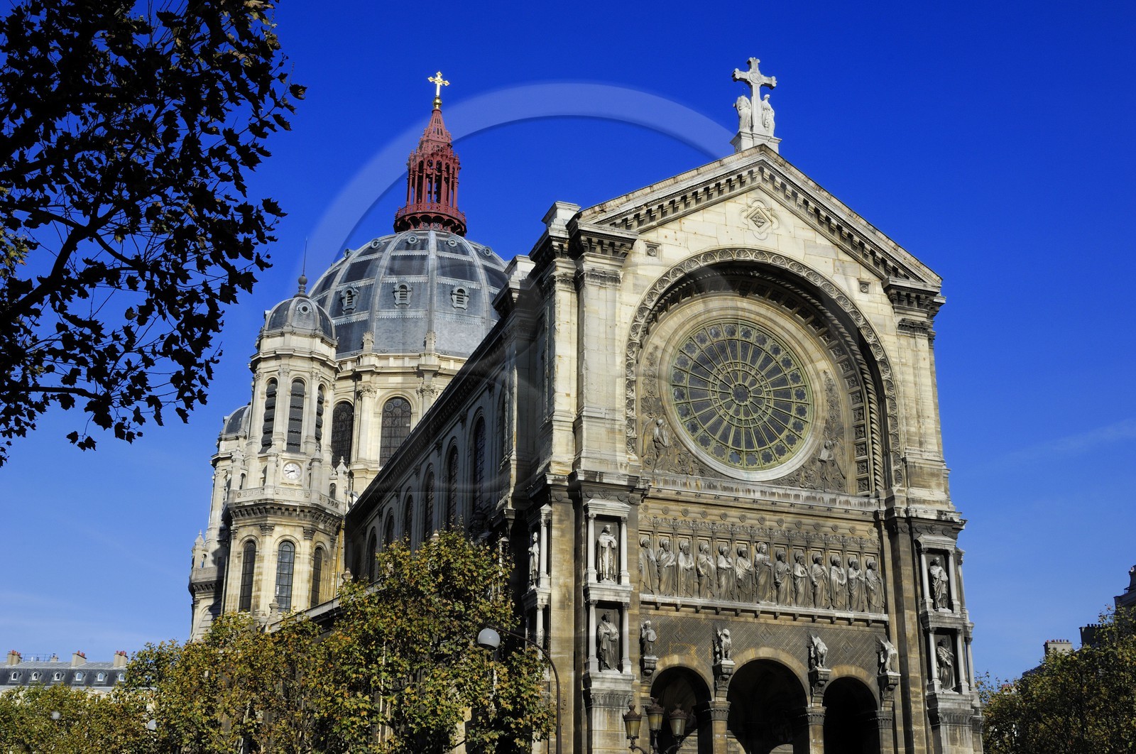 France, Paris (75), l'église Saint Augustin