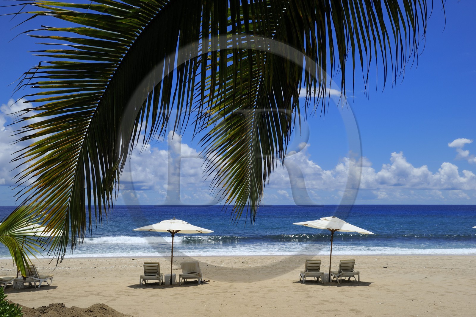 France, île de la Réunion, la Côte Ouest, commune de Saint Gilles les Bains, plage de Boucan Canot, l'hôtel de luxe Le Saint Alexis