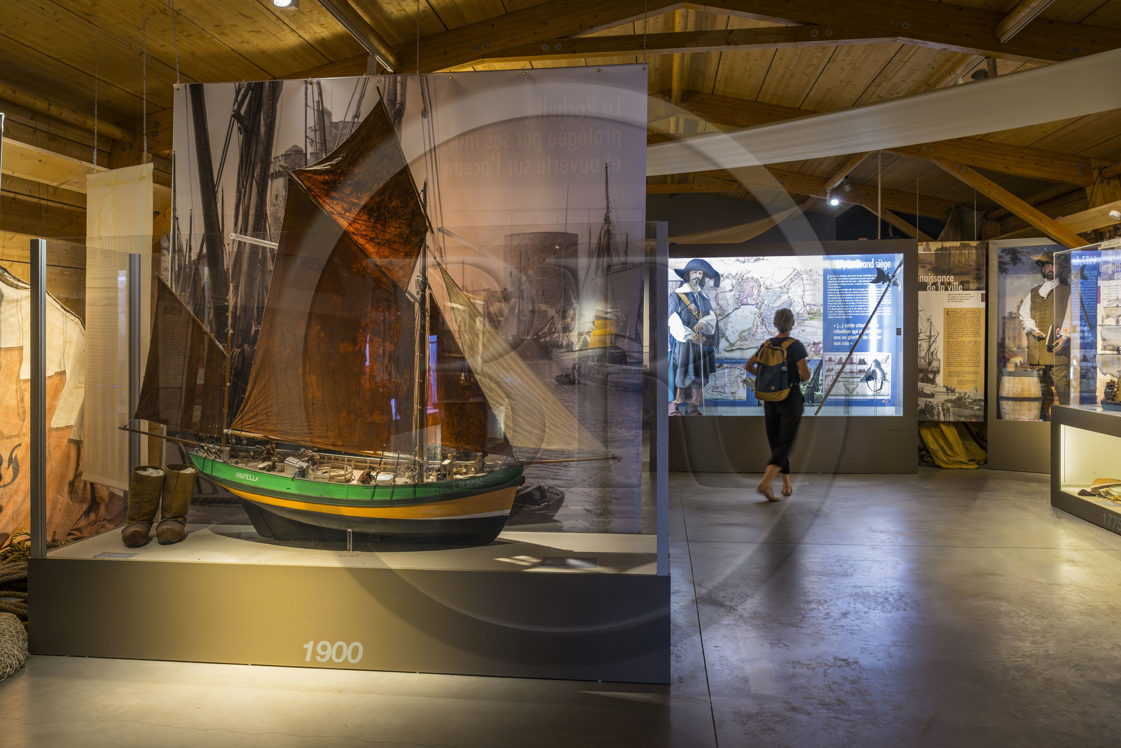 France, Charente-Maritime (17), La Rochelle, le bassin des grands yachts, Musée Maritime