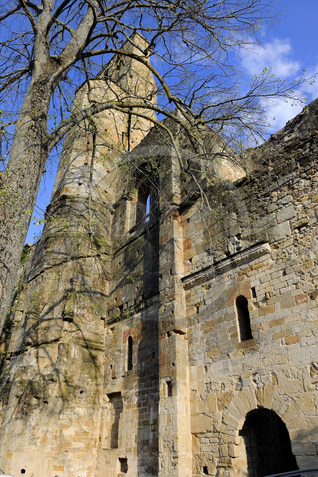 France, Aude (11), Alet-les-Bains, village médieval et abbaye bénédictine de style roman du XIème Siècle