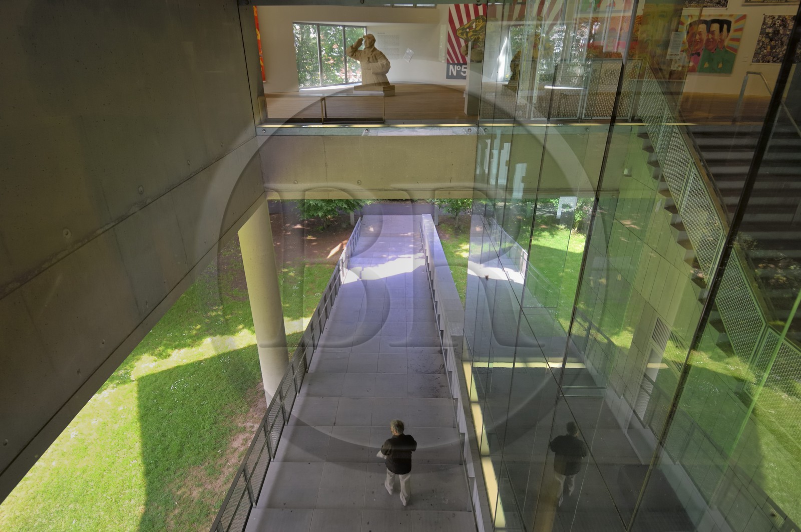 Irlande, Cork, University College Cork, la Glucksman Gallery (art contemporain) par les architectes O'Donnell & Tuomey