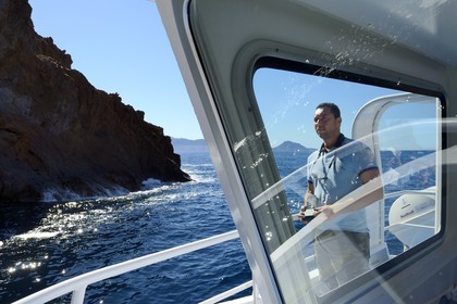 France, Corse du Sud, Golfe de Girolata, listed as World Heritage by UNESCO, Nature Reserve of the peninsula of Scandola