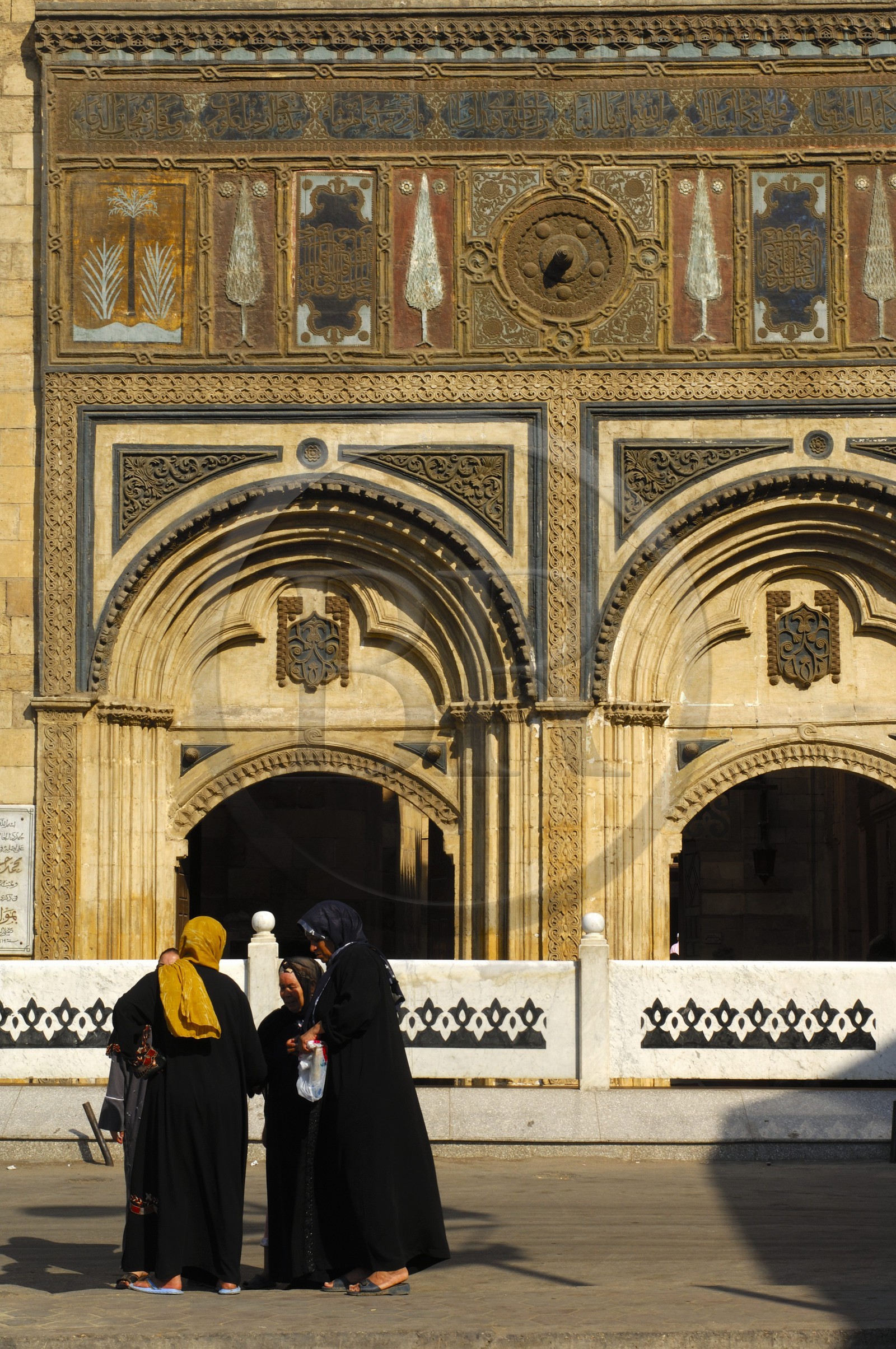 Egypte, Le Caire, entrée principale de la Mosquée El-Azhar