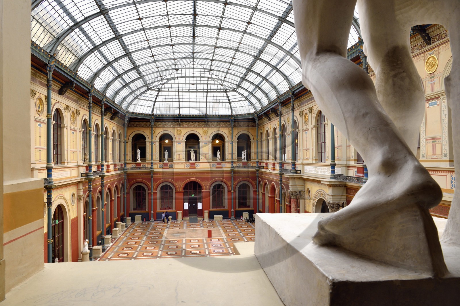 France, Paris (75), quartier de Saint-Germain-des-Prés, Ecole nationale supérieure des Beaux-Arts, le Palais des Etudes