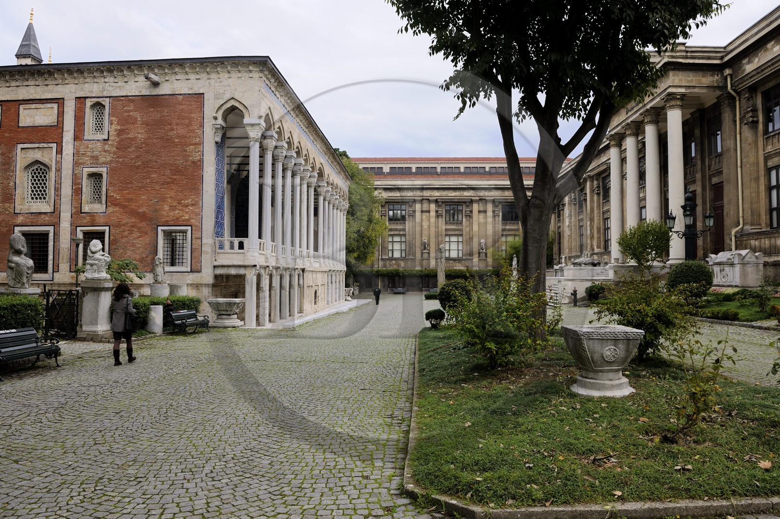 Turquie , Istanbul, centre historique classé Patrimoine Mondial de l'UNESCO, Musées archéologiques d'Istanbul dans les dépendances du Palais de Topkapi