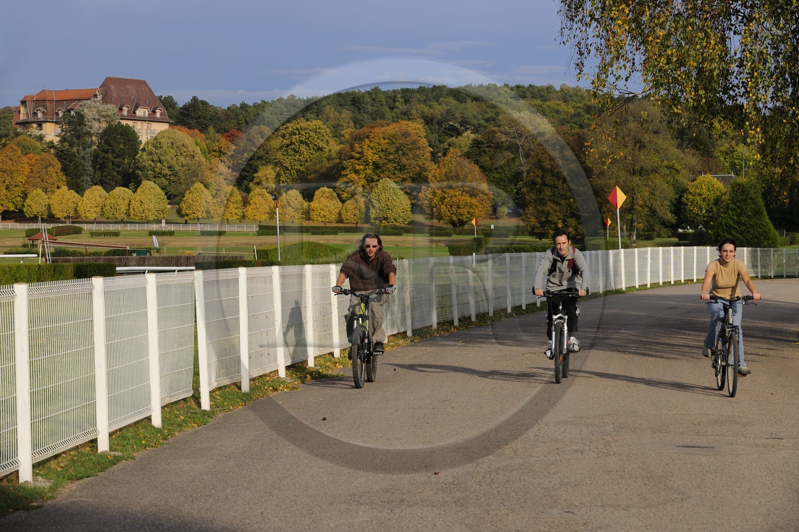 France, Vosges (88), Station thermale de Vittel, l’hôtel Hermitage propriété du Club Med borde le Parc