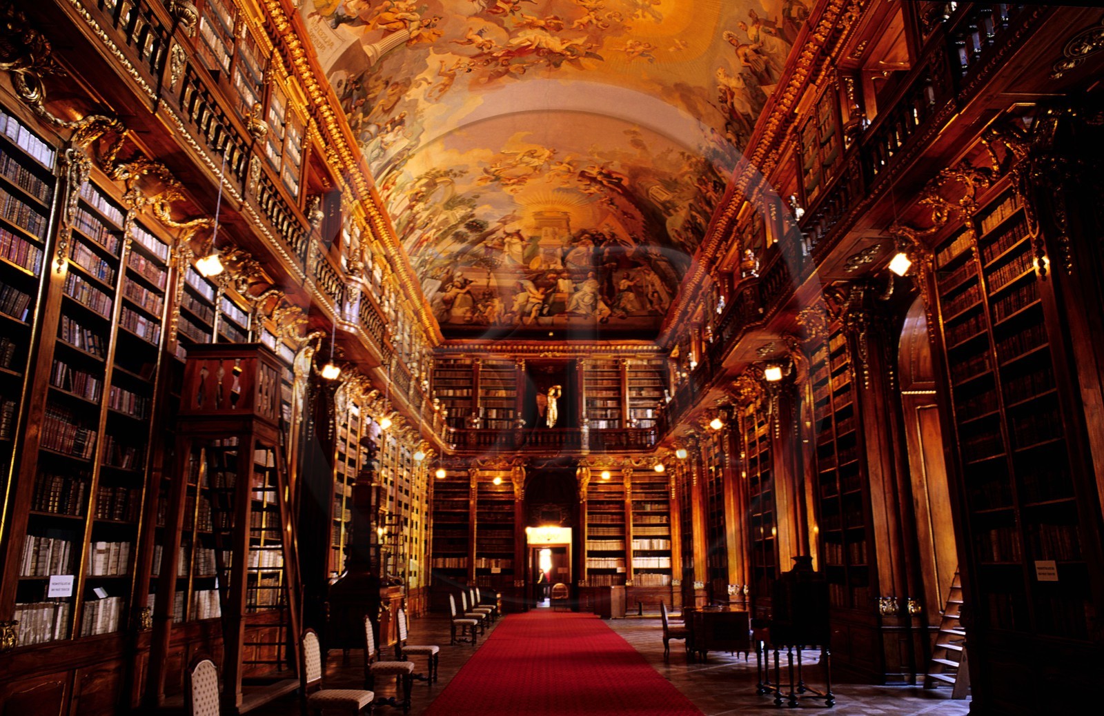 Czech Republic, Prague, the philosophical library of the monastery of Strahov