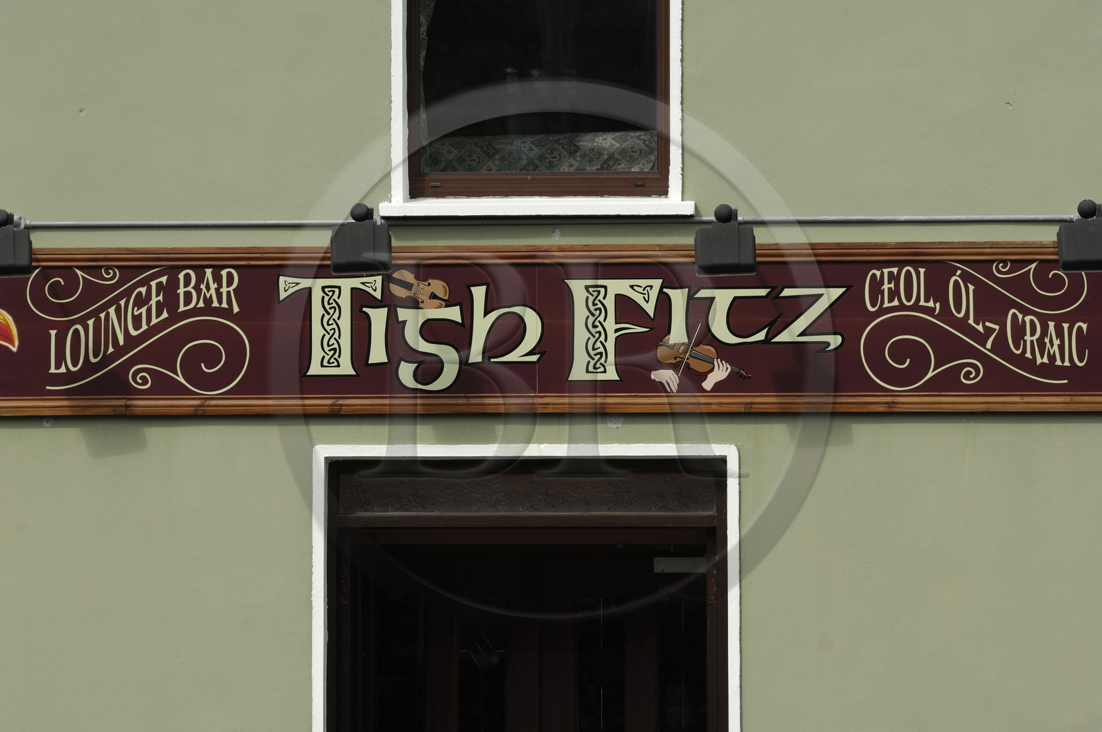 Irlande, Comté de Galway, Aran Islands, Inishmore, pub