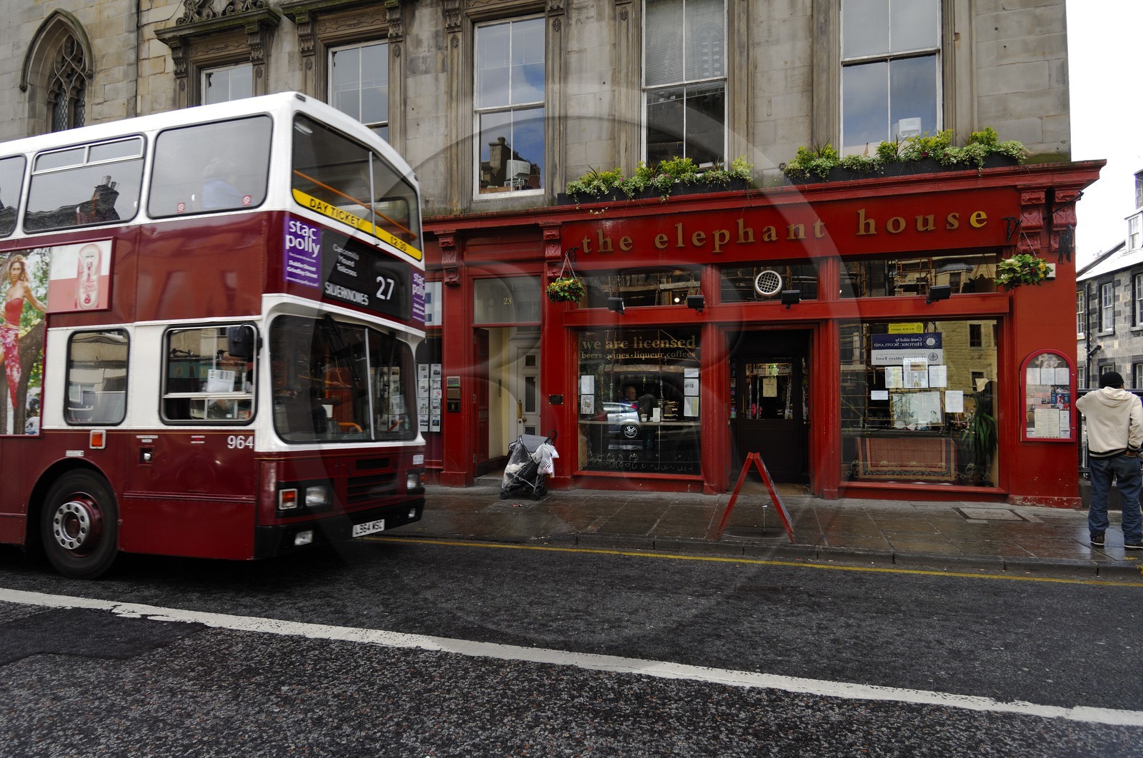 Royaume-Uni, Ecosse, Edimbourg, l' Elephant House, pub où JK Rowling écrivit le premier Harry Potter