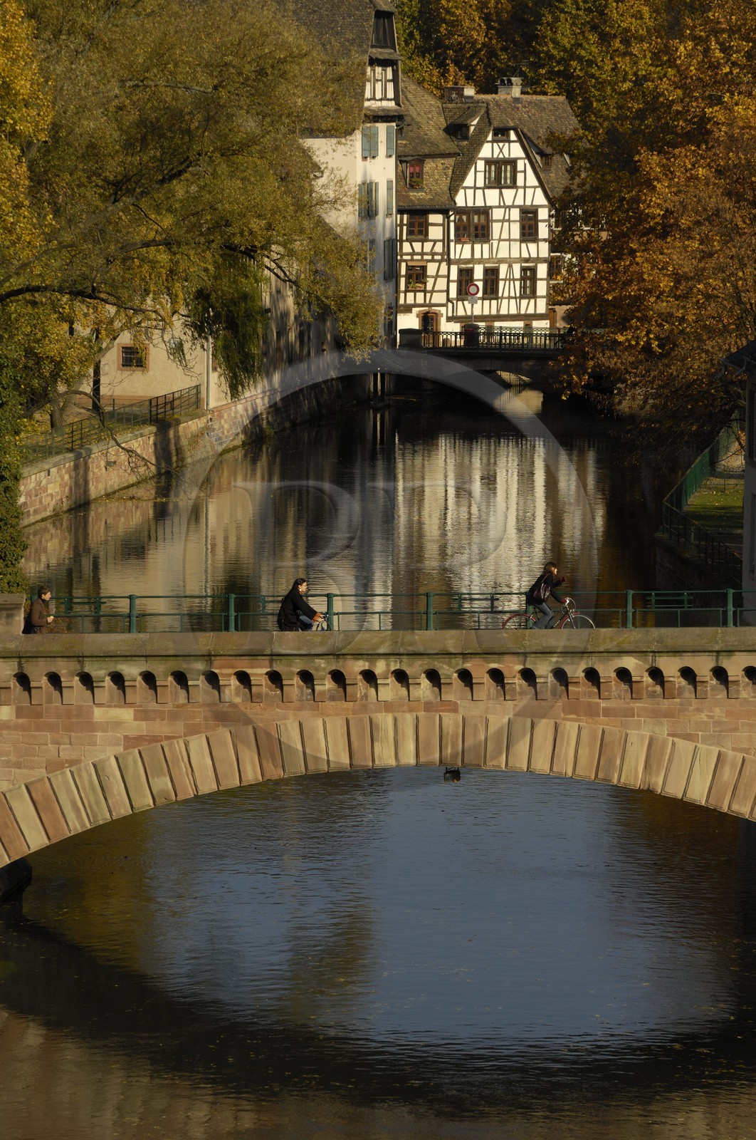 France, Bas Rhin, Strasbourg, old town listed as World Heritage by UNESCO, Petite France District, the covered bridges