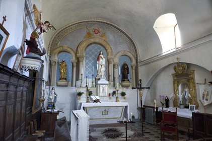 France, Var, the Dracenie, Lorgues, Saint-Francois chapel from 1638