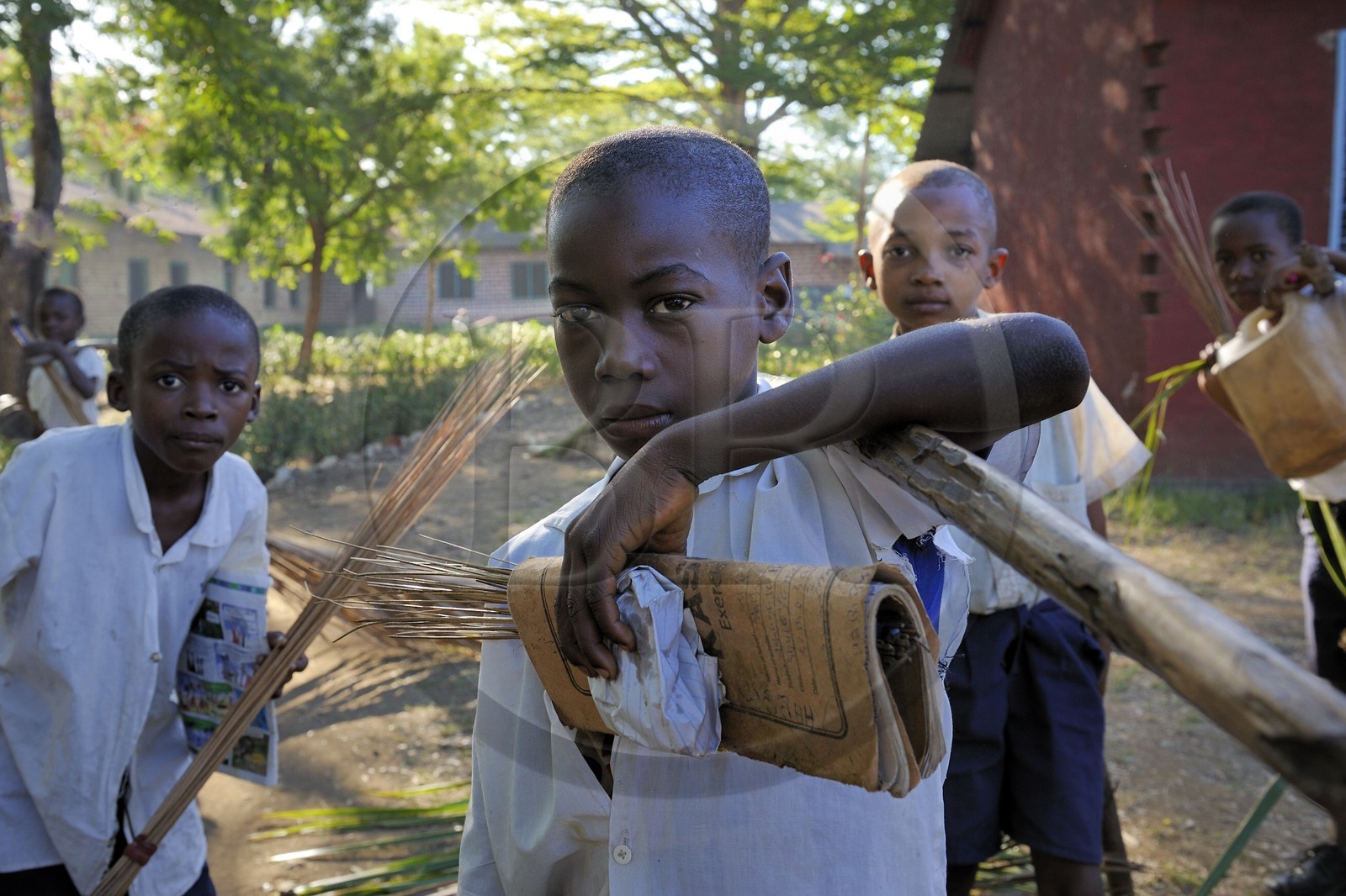 Tanzanie, région de Morogoro, les Monts Uluguru, école primaire du village de Kiroka