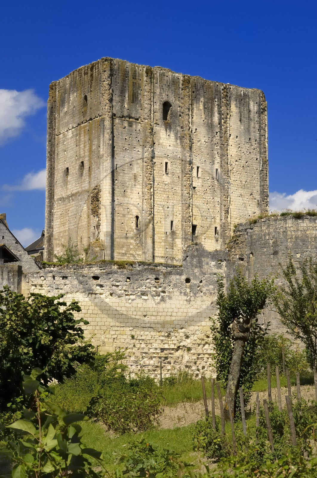 France, Indre-et-Loire (37), Loches, le donjon et la forteresse féodale