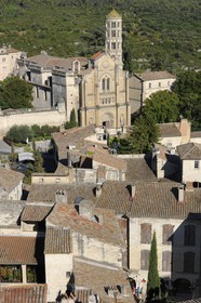 France, Gard, Uzes, cathedral Saint-Theodorit and the Fenestrelle tower