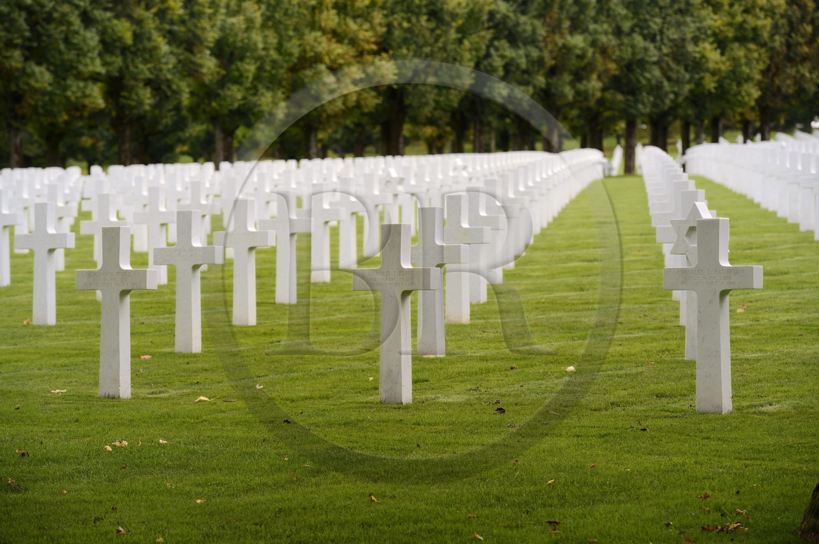 France, Meuse, Romagne-sous-Montfaucon, the World War I Meuse-Argonne American Cemetery and Memorial, the cemetery contains the largest number of American military dead in Europe (14246)