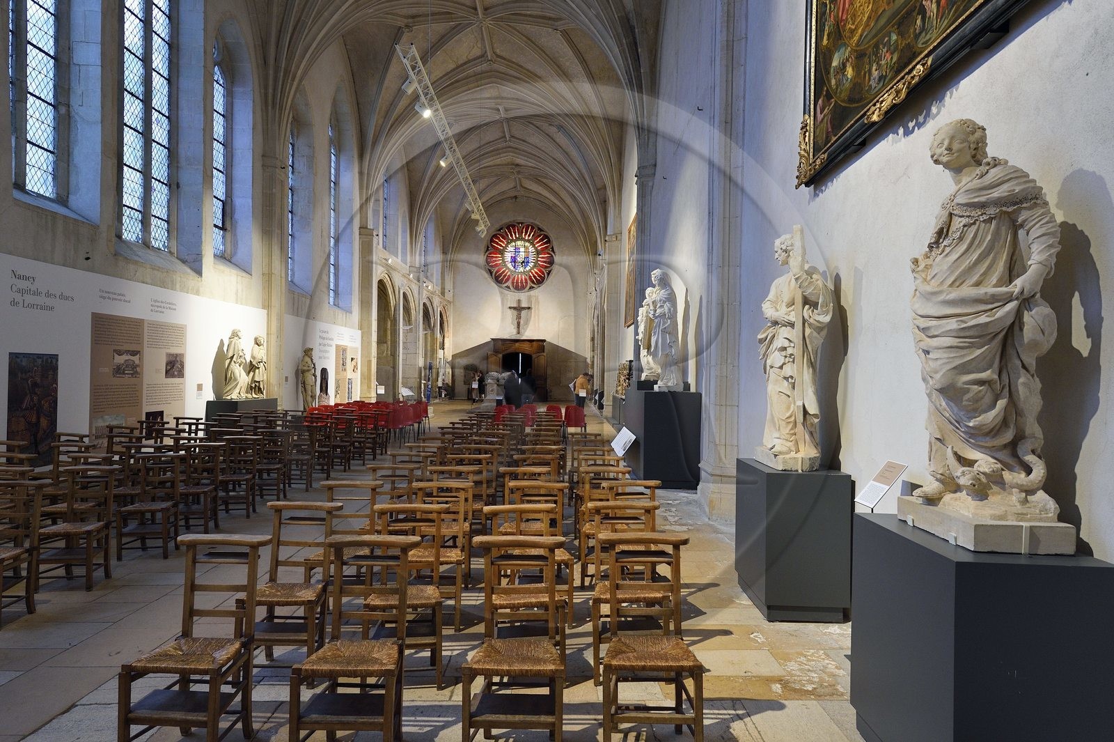 France, Meurthe-et-Moselle, Nancy, Palais Ducal (the Duke of Lorraine's Palace) houses the Historical Museum of Lorraine, Cordeliers Church