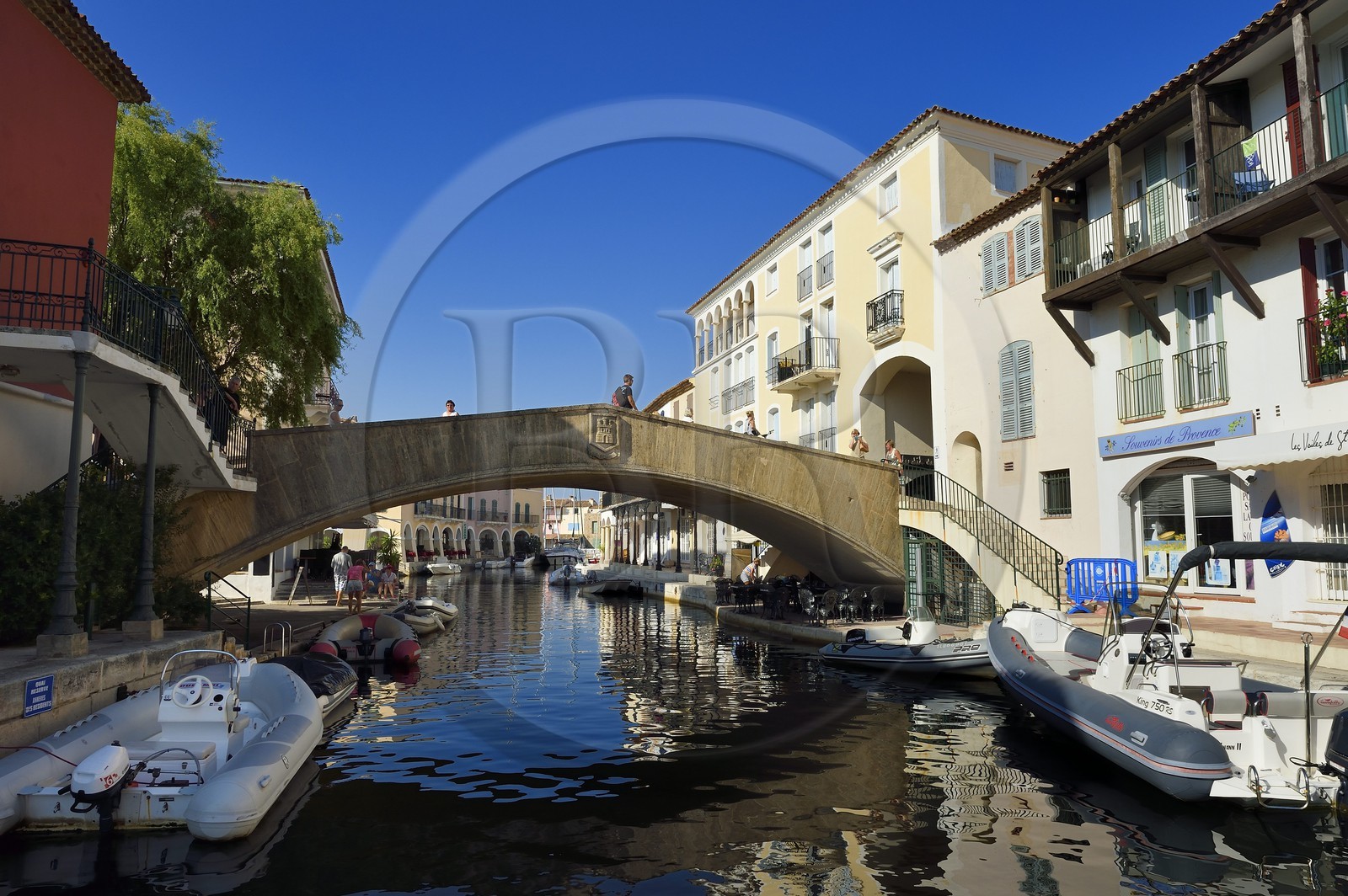 France, Var (83),  golfe de Saint-Tropez, la cité lacustre de Port-Grimaud